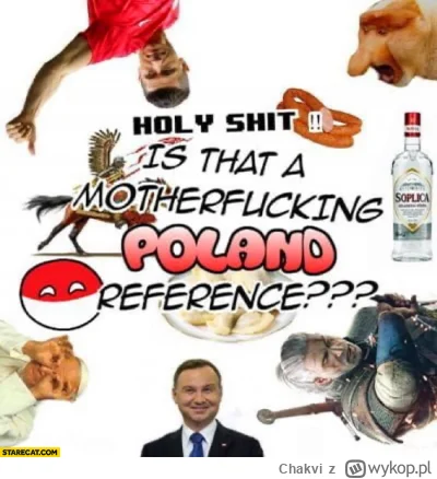 Chakvi - Szukam mema 'holy shit is that a Poland reference", w stylu tego poniżej, al...