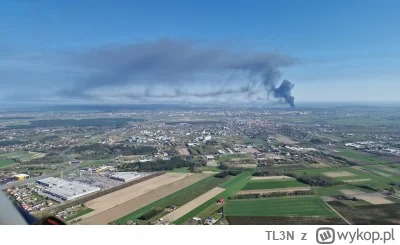 TL3N - dym widać z Ostrowa Wielkopolskiego.(70km)