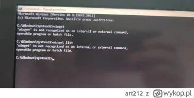 art212 - Czy winget to trzeba jakoś instalować na świeżym #windows10? Myślałem, że je...