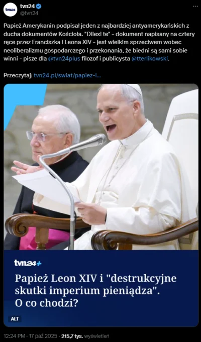 OdblokujcieTagiDla_Niezalogowanych - #4konserwy #katolicyzm #papiez #ekonomia #libert...
