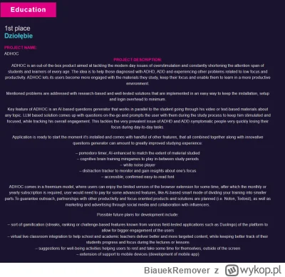 BiauekRemover - Lurkując sobie #hackathon y trafiłem na ciekawy projekt, który wygrał...