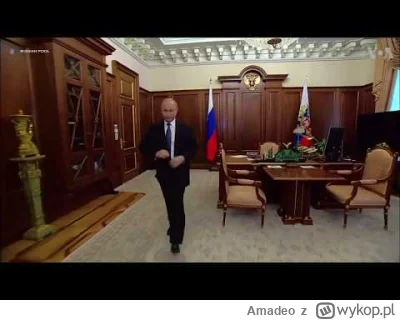 Amadeo - Putin jak idzie, to trzyma prawą rękę sztywno - nie rusza nią, a ten tutaj s...