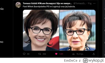 EmDeCe - #wybory #bekazpisu

Pani Witek (kandydatka PiS w Legnicy) oraz jej babcia. #...
