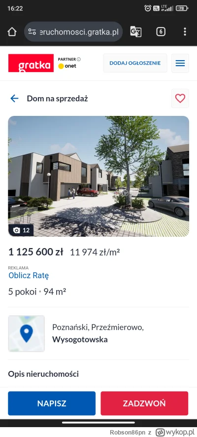 Robson86pn - Tymczasem w Polsce, 15 km od centrum Poznania przy pasie startowym.