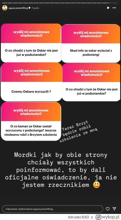 IntruderXXD - kilka dni temu był normalnie na vlogu, ktoś coś?

#mikrokoksy #trojboj