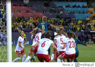 Secla - No jak to wygląda xDDD w 10 by jej nie zatrzymały #mecz #reprezentacja