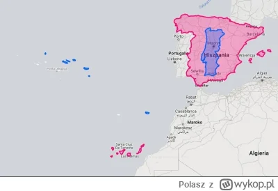 Polasz - Portugalia jest mniejsza od Hiszpanii