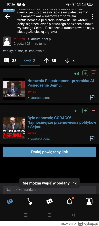 siwy-vip - Dlaczego nie mogę wejść w podany link? Co jest powodem?