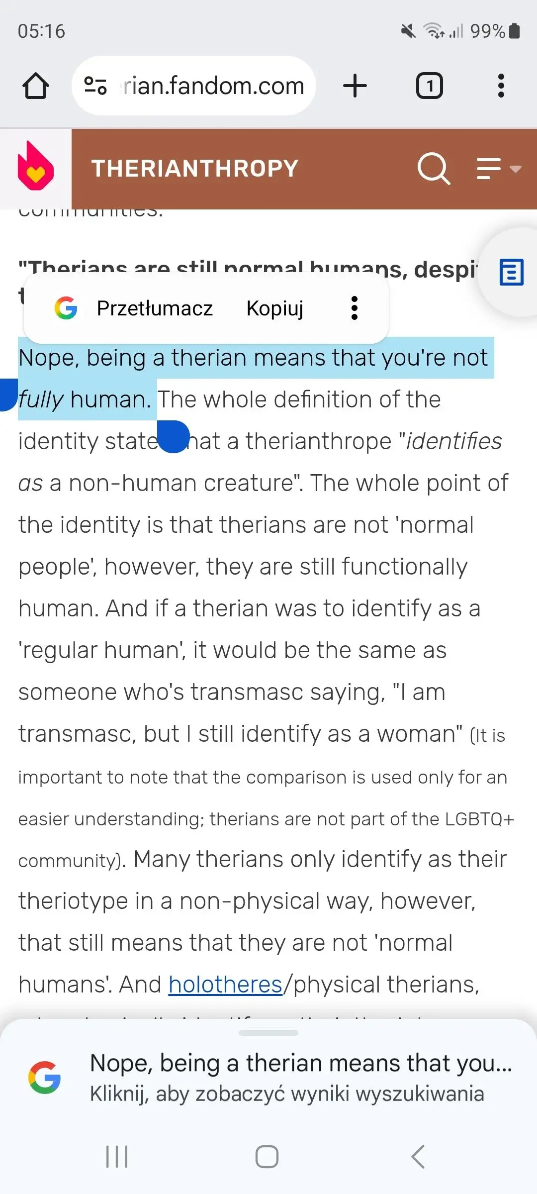 MarlenaTelep2 - Jestem bardzo zaniepokojona nową wiarą duchową, jaką są therianie.

T...