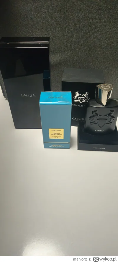 maniorx - Sprzedam :

Terres Aromatiques Lalique ~55ml - 220zł
Tom ford neroli portof...