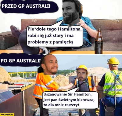 AradoAkbar - #f1 tyle było krzyku a jak była okazja to dziad został pokonany hehe