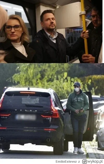 EmilioEstevez - Ten Oszust nawet zrobil sobie propagandowe zdjecie w tranwaju ze niby...