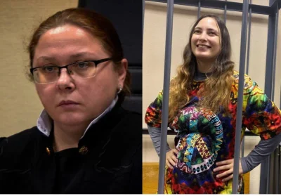 Kumpel19 - Sędzia Oksana Demyasheva, która skazała Saszę Skochilenkę na siedem lat wi...