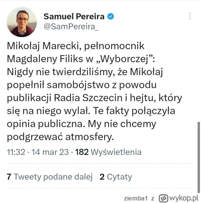 ziemba1 - Czyzby wykopki nie słusznie zaszczuly  pisowskiego Oskarka za wysłanie nie ...