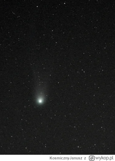 KosmicznyJanusz - Pojedyncze zdjęcie powyciągane jak się tylko dało 
Kometa p12/pons-...