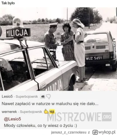 januszzczarnolasu - #prl #zycie #motoryzacja #samochody #maluch #fiat126p #kierowcy #...