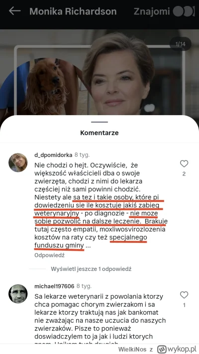 WielkiNos - Psiarze chcą żebyśmy wszyscy płacili za ich fanaberie w postaci trzymania...