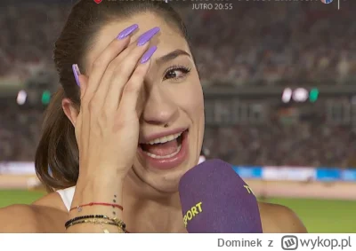 Dominek - "Ewa, przegrałeś o długość paznokcia" XD
#lekkoatletyka