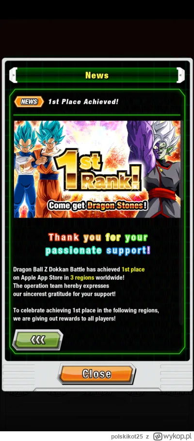 polskikot25 - #dokkanbattle jest top grossing ( ͡° ͜ʖ ͡°)