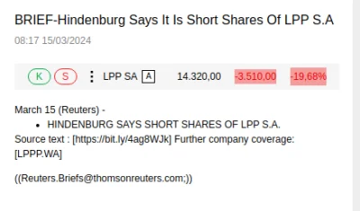 jar-mitryn - @widmo82: hindenburg to śłiski temat. Oni zawsze publikują raporty pod s...