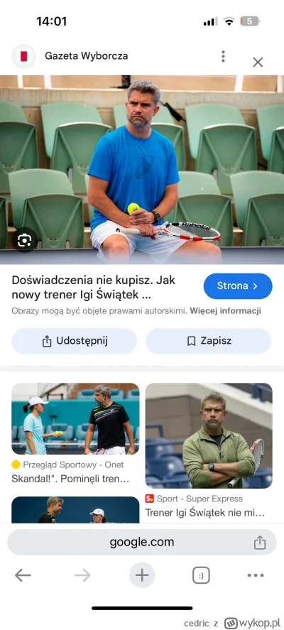 cedric - #defilada trener Igi Świątek jest ochroniarzem osobistym Dudy ?