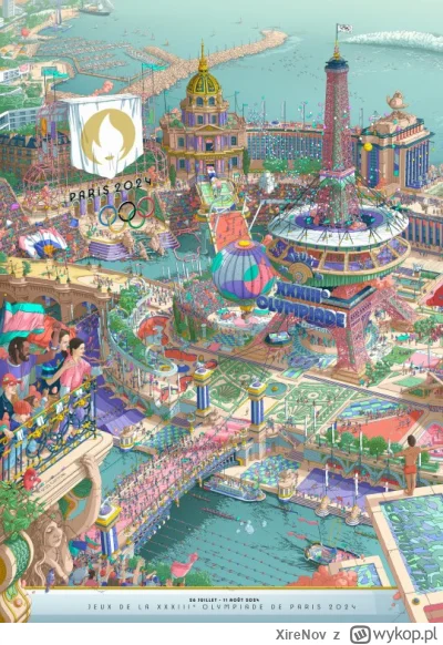 XireNov - #paryz2024 w podłużnym pudełku który dostają sportowcy ponoć jest taki plak...