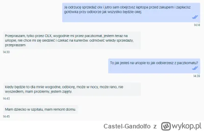 Castel-Gandolfo - o jezu, aż mi się żal zrobiło tego biednego człowieka o imieniu Ser...