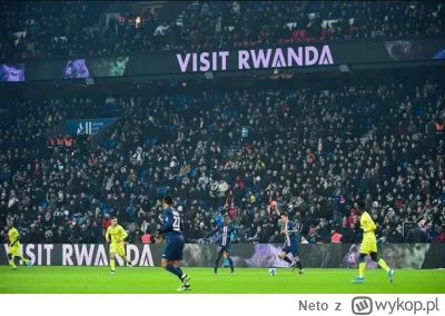 Neto - W Londynie na stadionie Arsenalu od wielu lat promuje się wyjazdy do Rwandy.