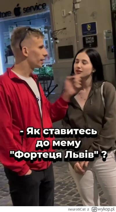 neurotiCat - >Lwów przyjął wszystkich uchodźców, ale zrobili z niego jakąś choooynie ...