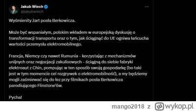 mango2018 - Hałabała już zdążył rozjechać Berkowicza.