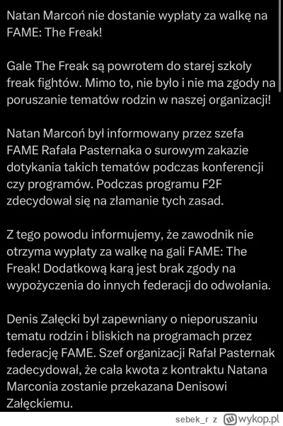 sebek_r - Ja p------e, jak już to ta kasa powinna pójść do Josepha bo to bardziej jeg...