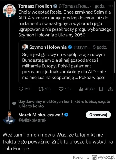 Koziom - Pisowcy i konfiarze pierwsi do mówienia o suwerenności, ale gdy tylko ktoś m...