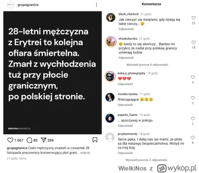 WielkiNos - A tak lewacy przeżywają śmierć nielegalnego imigranta na granicy.

#grani...
