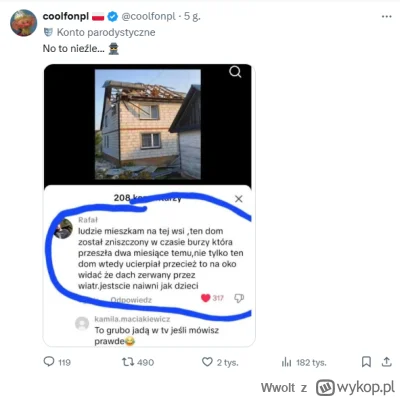 Wwolt - #polityka #bekazpodludzi #wojna Czytam sobie X i inne media społecznościowe a...