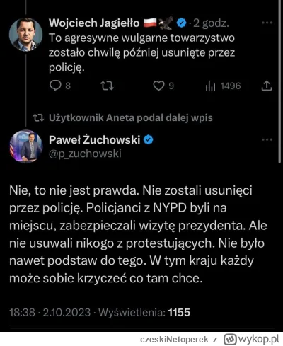 czeskiNetoperek - PiSowiec w szoku kulturowym, że można protestować przeciwko władzy ...