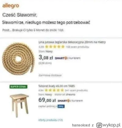 hansoloxd - Lubię ten nowy algorytm #heheszki