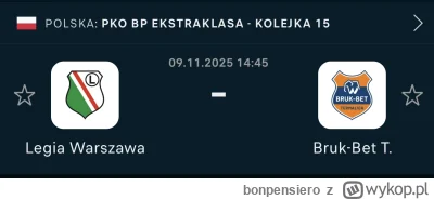 bonpensiero - #mecz na przełamanie
#ekstraklasa
SPOILER