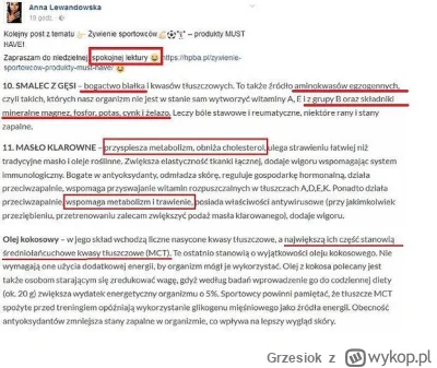 Grzesiok - Mój ulubiony przejaw ciężkiej pracy to stwierdzenie o białku w gęsim smalc...