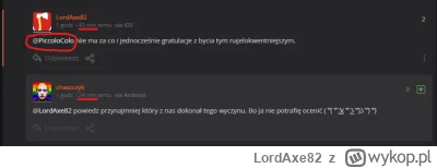 LordAxe82 - >powiedz przynajmniej który z nas dokonał tego wyczynu. Bo ja nie potrafi...