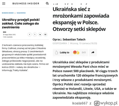 koala667 - Czyli klasyka gatunku, przejmowanie Polskiego biznesu, niszczenie go a pot...