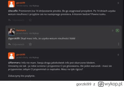 gorzki99 - @Ranmaru: No to mamy deala. screen zrobony. czas na Twoja czesc umowy. wol...