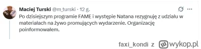faxi_kondi - #famemma 
Maćku z ogromnym zaskoczeniem przeczytałem Twoje wczorajsze oś...