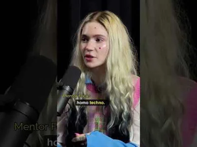 sameowoce - Grimes uważa, że ludzkość wychowana w nowoczesnej technologii przeszła ew...