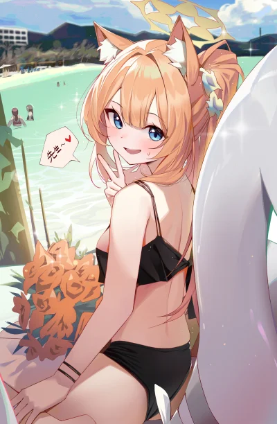 OttoFlick - #randomanimeshit #anime #kemonomimi #bluearchive #mari #