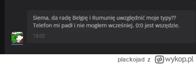 plackojad - Bonusowy typ od kolegi @KosmicznyJanusz
W kosmosie muszą być problemy z z...