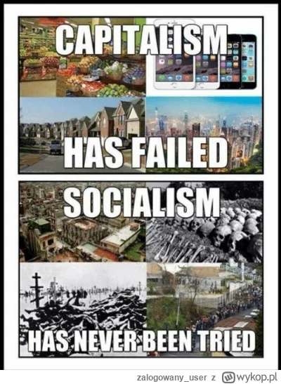 zalogowany_user - @Lefty: 
ani socjalizm ani kapitalizm nie będą działać dobrze póki ...