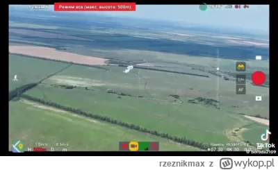 rzeznikmax - #wojna #rosja #ukraina Widok z kamery ukraińskiego drona (komercyjny DJI...