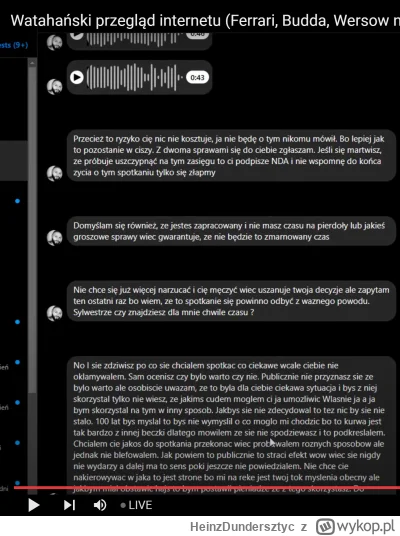 HeinzDundersztyc - cz2 - monolog