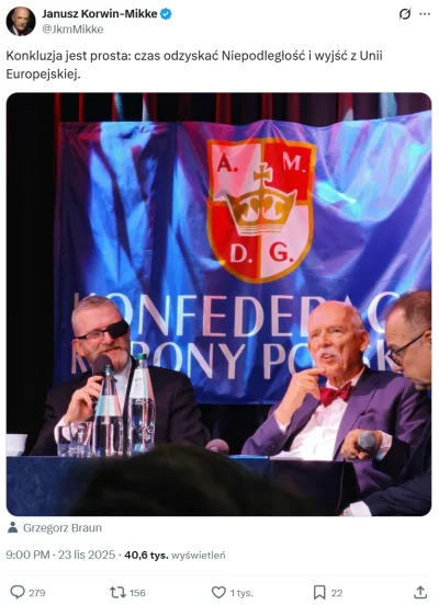 splinter96 - to że grupka tych rusofilów ma w sondażach ~7% to jest ogromna porażka p...