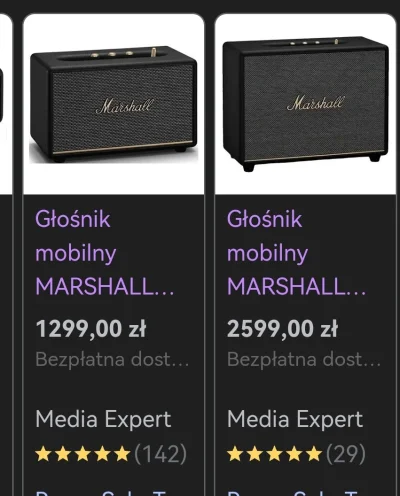 T.....z - zastanawiam się nad głośnikiem bluetooth Marshall 60 Wat lub 150 Wat. I czy...